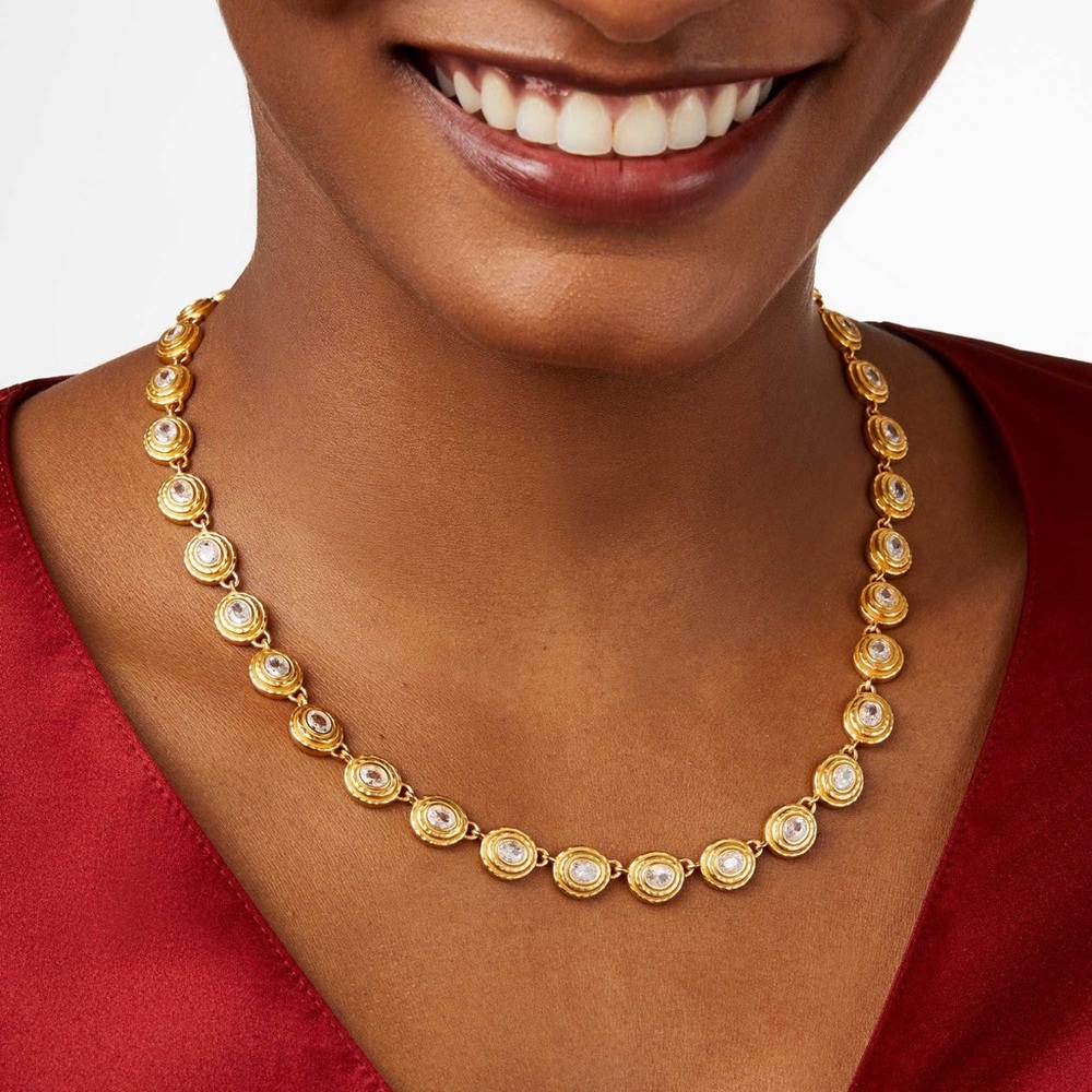 Julie Vos Gold and White Necklace